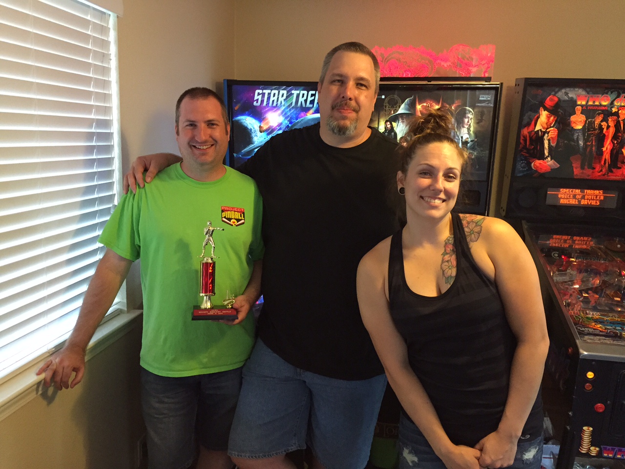 Top three finishers, 06/06/2015 tournament